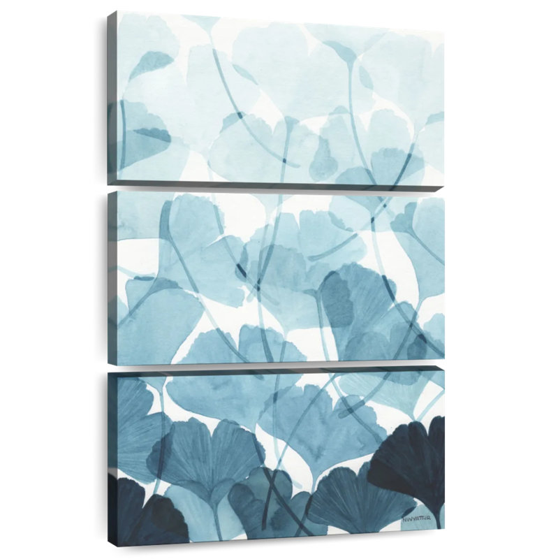 Harnek Cool Rain Gingko, 74" H x 48" W