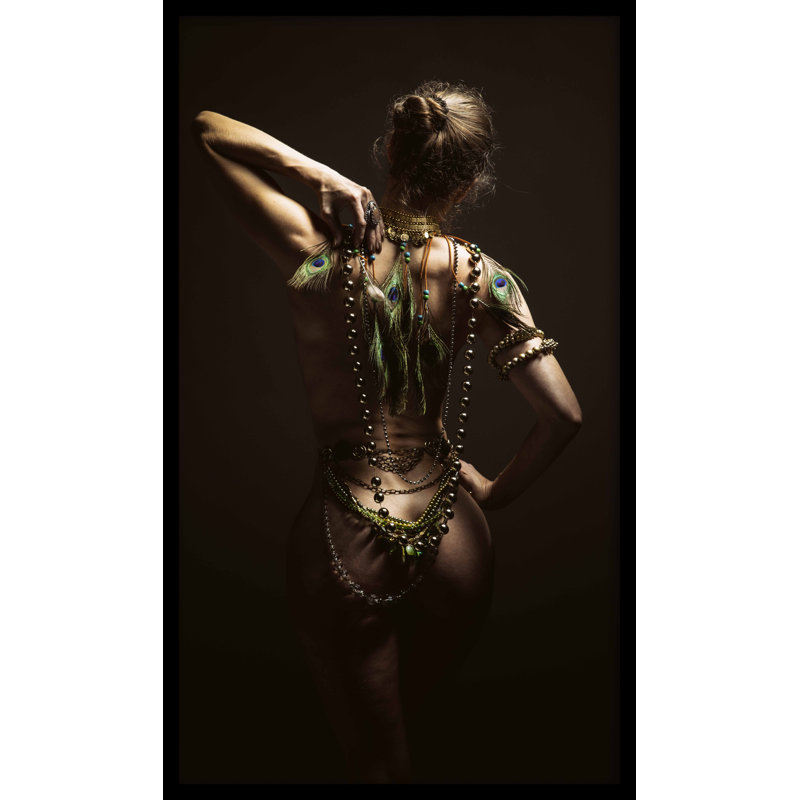 Fashionista 005 - No Frame Rectangle Print, Black Frame, 118cm H x 70cm W x 10cm D