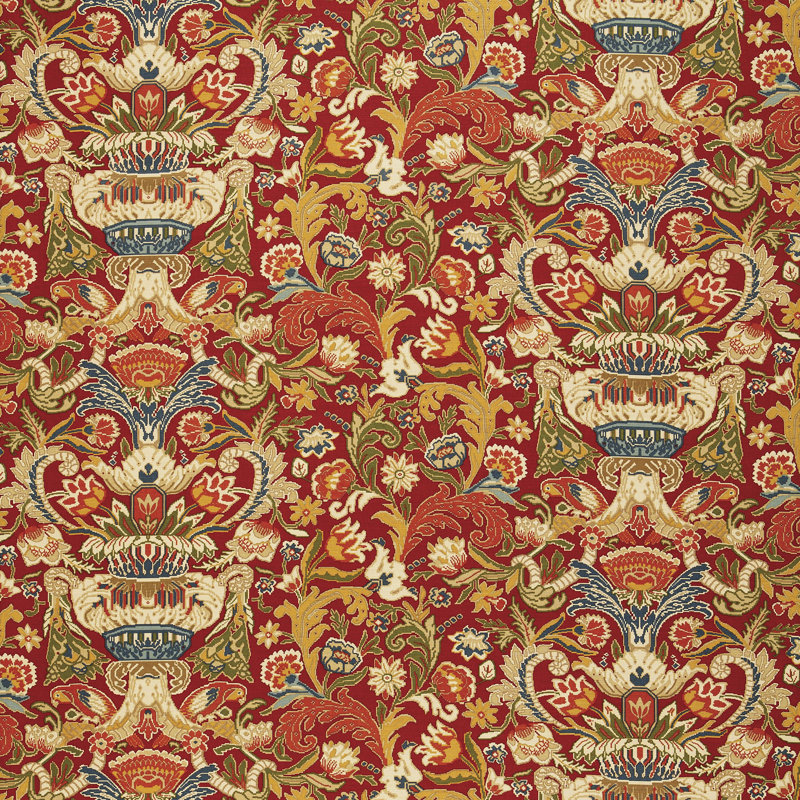 Tissu Egerton, Rouge écarlate