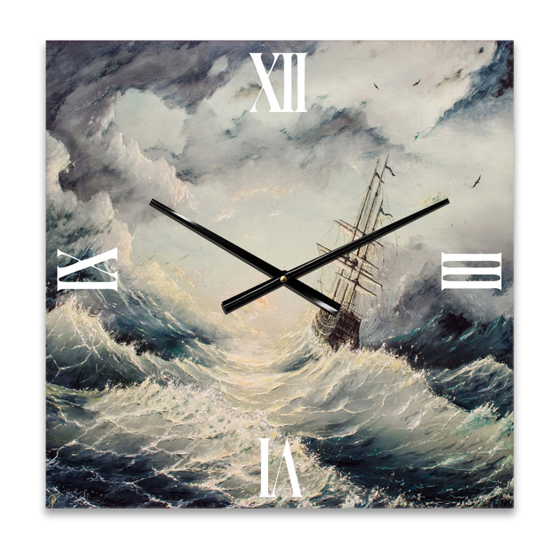 Horloge murale «Struggle with the Elements», Très grand