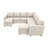 Caren Upholstered Sleeper Sectional Modular Sofa Bed With Ottoman-115354300