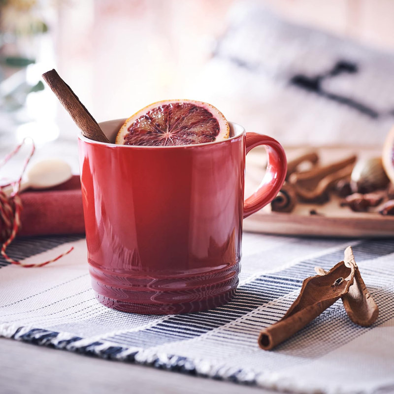 Stoneware Coffee Mug, Red