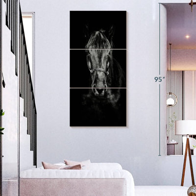 Black Horse Up Close