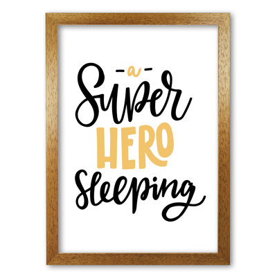 Superhero Sleeping - Print