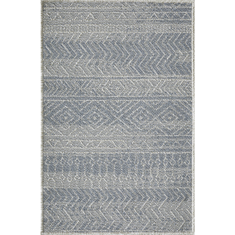 Tapis bleu Jacorius Destiny Canderz, Rectangulaire 2 pi x 3 pi