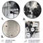 Exploration des profondeurs du marbre noir III - Décoration murale géométrique moderne en métal-1706289264