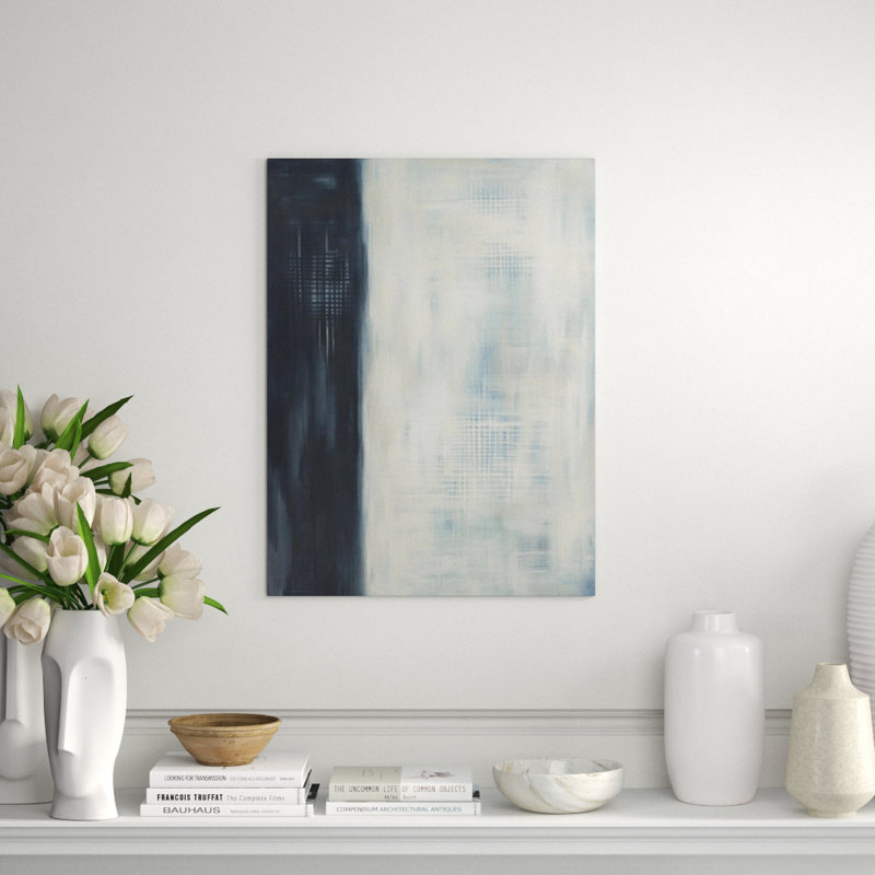 Ebony & Ivory Graphic Art by Barclay Butera, 40" H x 30" W, Plexi