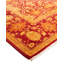 Tapis unique noué à la main Shamae Eclectic - rouge, 5 pi x 8 pi