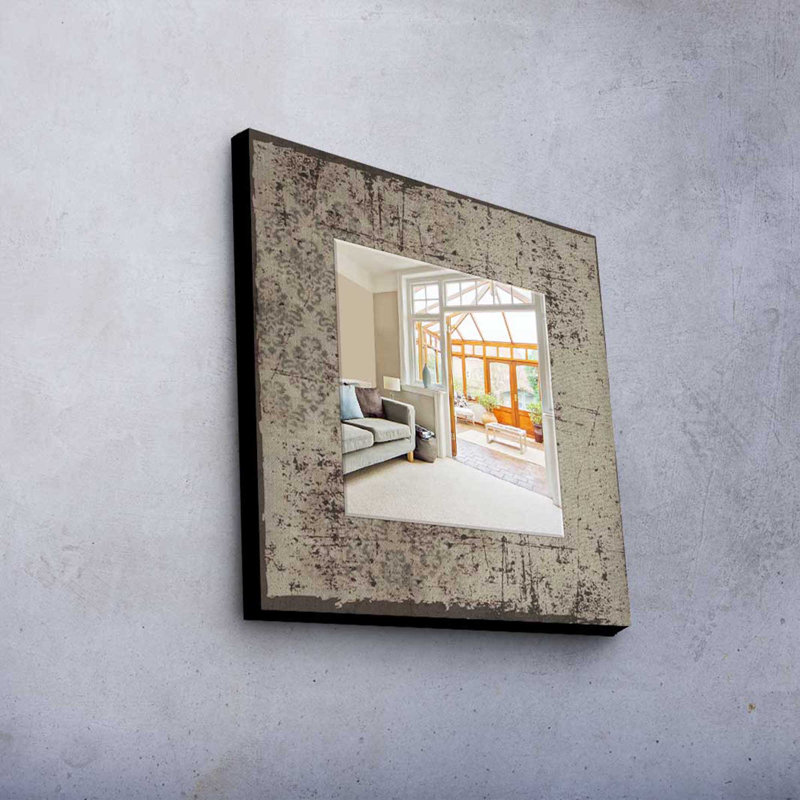 Bonnie Wood Flat Wall Mirror