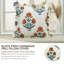 Housse de coussin en lin double face cachemire à imprimé Fabivine-107408943