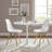 Modway Lippa 36" Round Wood Top Dining Table