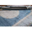 Tapis traditionnel bleu en soie 6 x 9