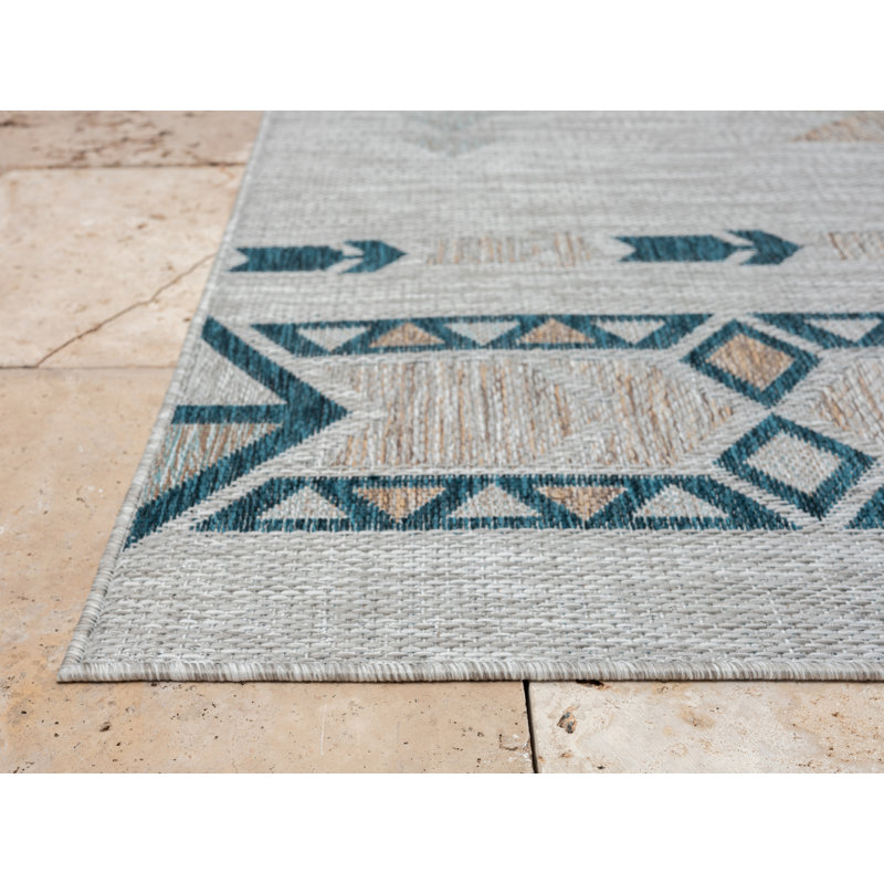 Kaymiah Flatweave Indoor Rug, Rectangle 7'7" x 10'