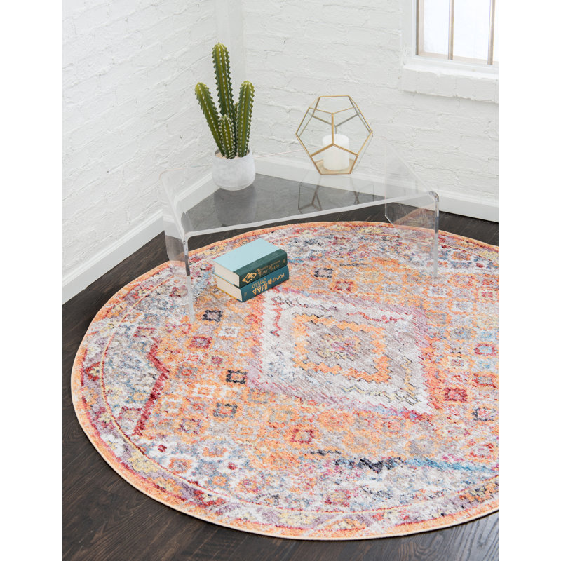 Rosamonde Oriental Indoor Rug, Round 3'3"