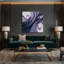 "Gradient Abstract" 14, art mural sur toile grise-1055760269