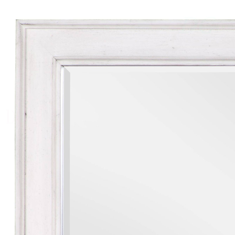 Katia Weathered White Finish Mirror