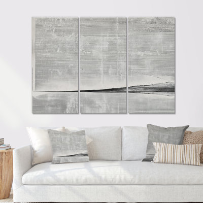 Ensemble de salon gris et noir Sahara Desert Horizon - Minimalisme