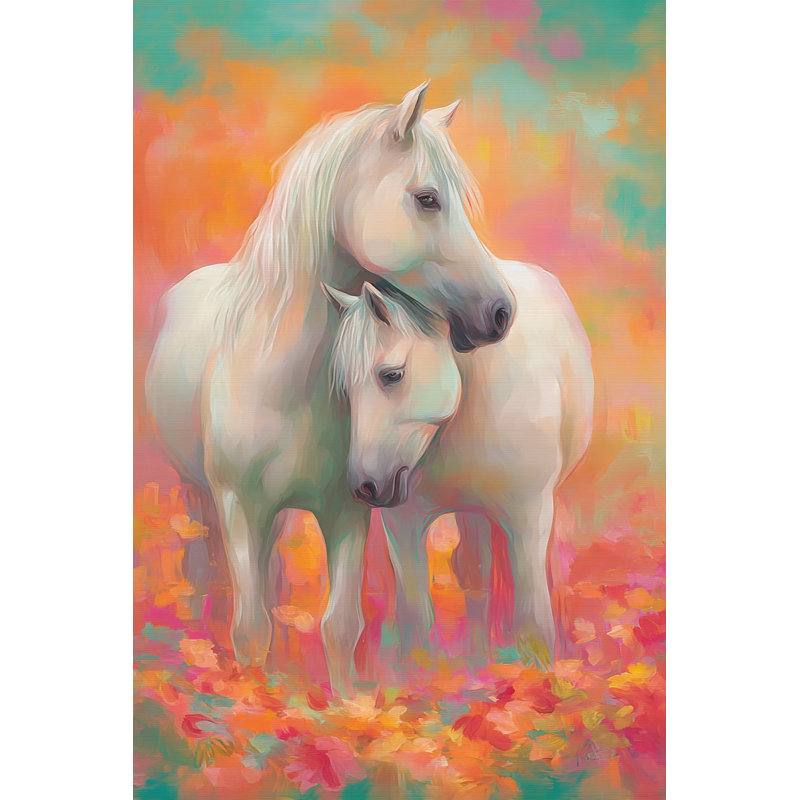 Art mural sur toile Meadow Companions, L 16 po x H 24 po x P 1,5 po