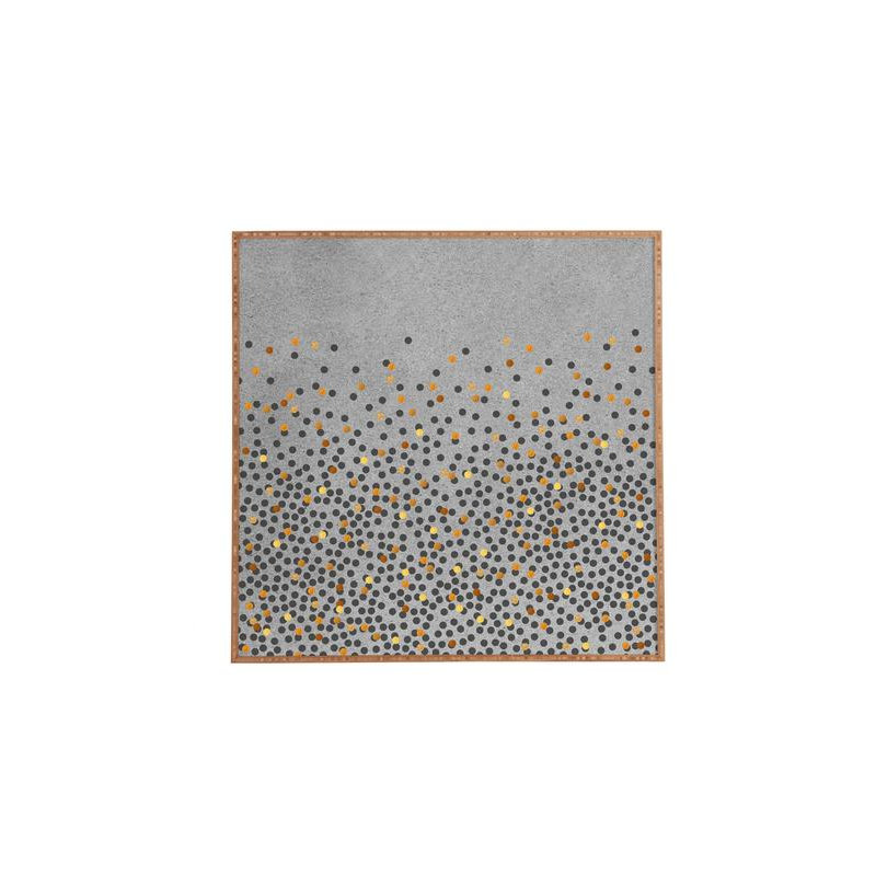 « graying splash », impression encadrée, H 30 po x l 30 po x P 1 po