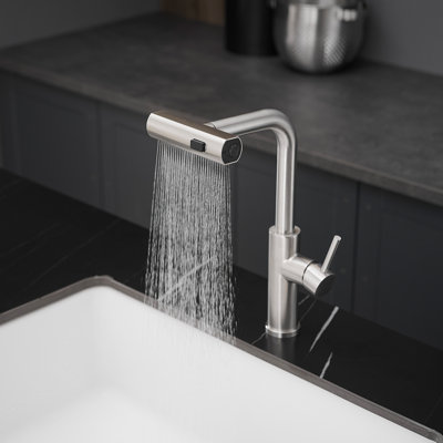 Pull Out 304 Stainless Steel Kitchen Faucet