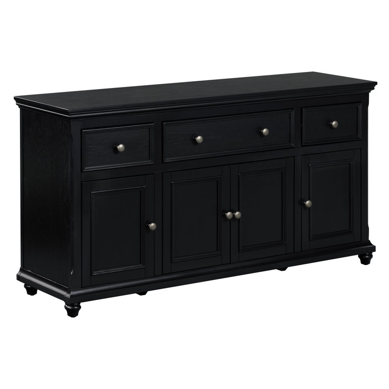 Commode 4 tiroirs John, Black