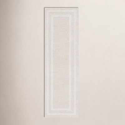 Pierson Oatmeal Beige Hand-Tufted Oriental Rug
