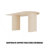 63" Medieval Modern Cream Style MDF Dining Table And Green PU Dining Chair Set, 4 Sets Of Black Metal Leg Dining Chairs, Suitable For Kitchen&Home