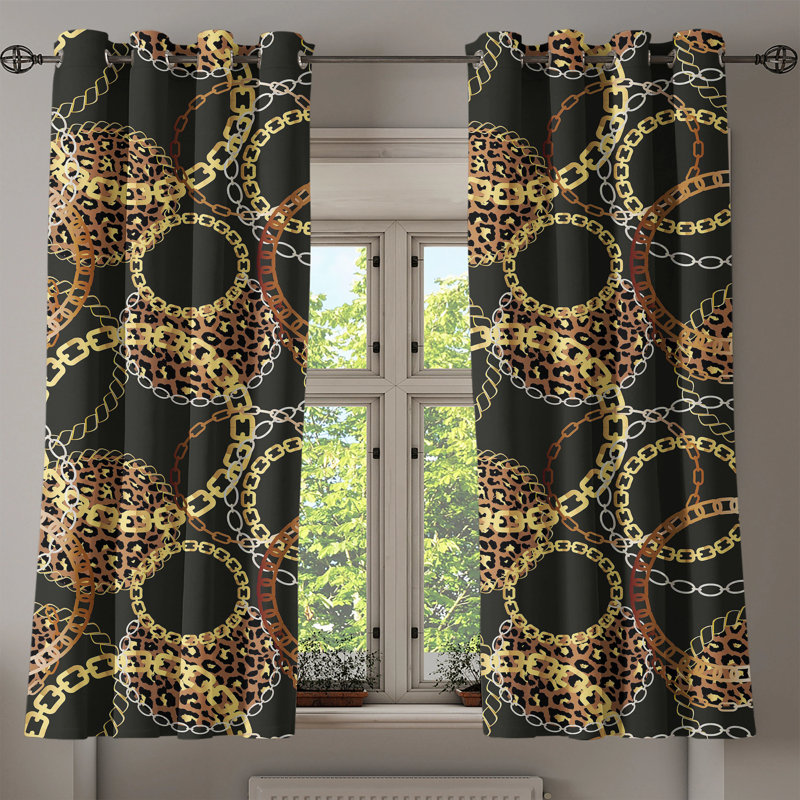 Dipalma Semi Sheer Curtain Pair