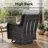 Deb 31" W Wicker Swivel Glider Chair with Ottoman and Cushions (Set of 2)-833917346