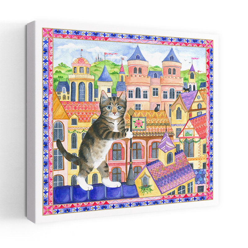 Art contemporain, architecture contemporaine, art urbain, H 24 po x l 24 po