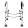 Toilet Safety Frame Rail with Suction Cups and Anti-Slip Handrails