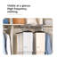 Porte-pantalons rétractable avec rail coulissant-104829183