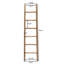 74.4'' Tall Wood Blanket Ladder