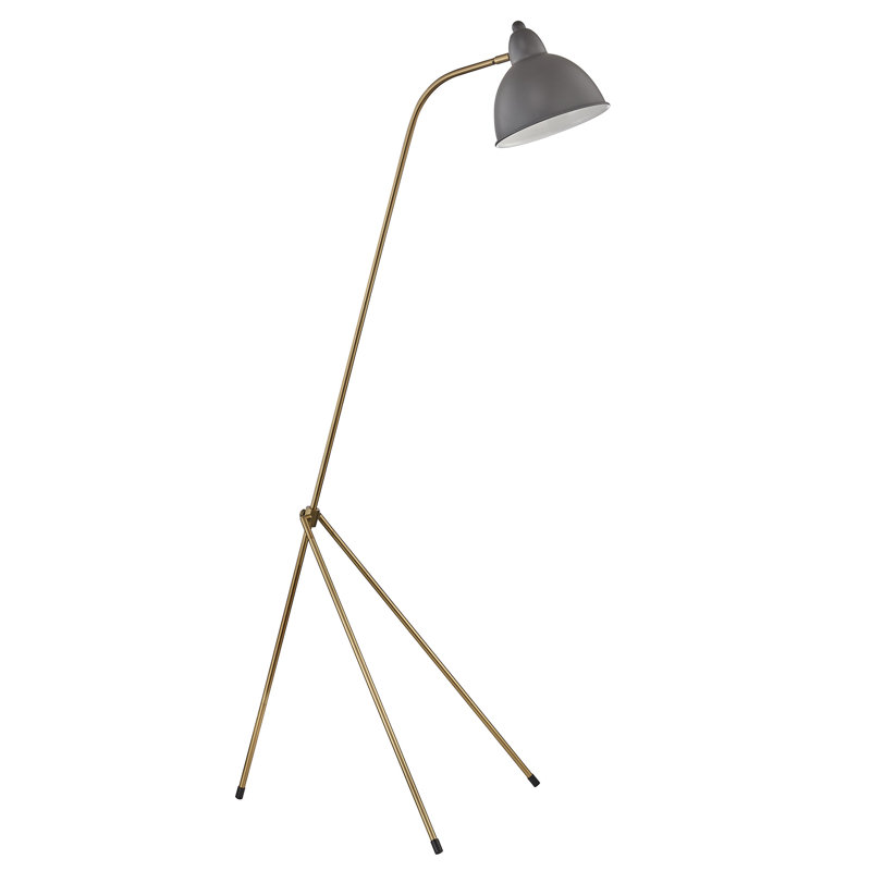Werner 54'' Gold LED Task Floor Lamp