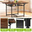 Dining Table for 2-6,Extendable Drop Leaf Table with Storage Rack, 120 x 78 x 75cm-129204973