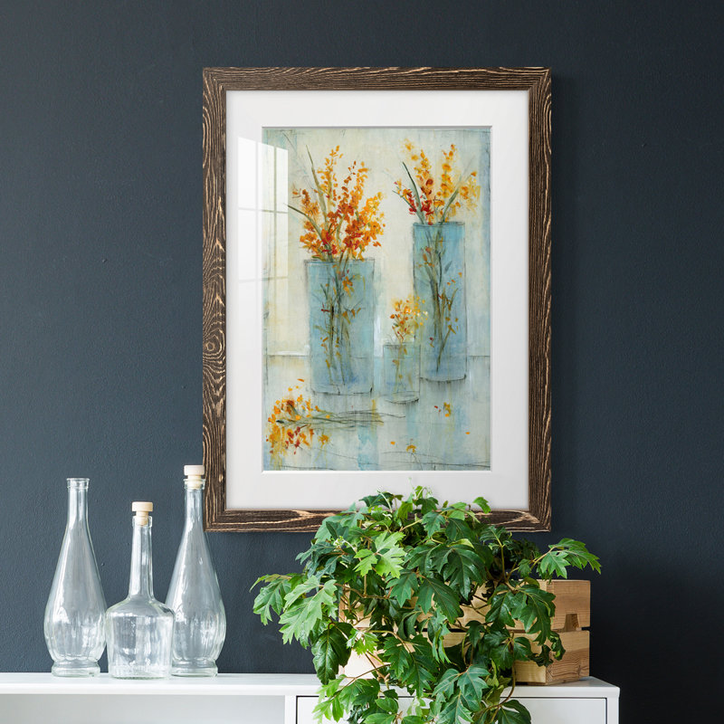 Still Life Study II Premium avec cadre mat - prêt à être accroché, Cadre noyer, H 44 po x l 31 po x P 1 po