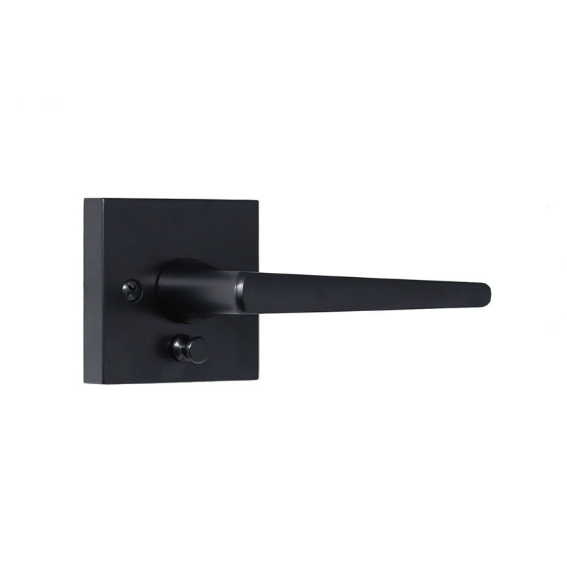 Poignée de porte avec rosette Philtower, Noir