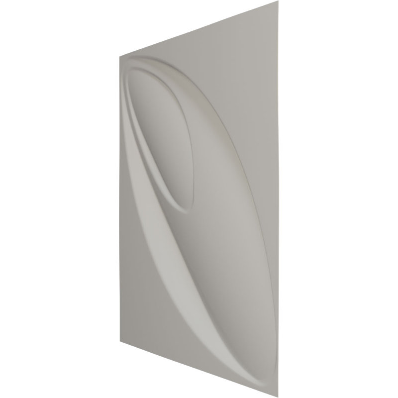 Panneau mural décoratif 3D Irura EnduraWall l 19 5/8 po x H 19 5/8 po, laiton antique métallique (couvre 2,67 pieds carrés)