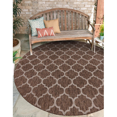 Hampstead Geometric Indoor/Outdoor Area Rug 