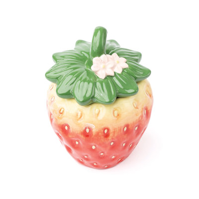 Strawberry Decorative Jar