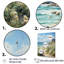 Beach Coastal Nostalgia III - Nautique et plage, reproduction d'art sur toile-1799603785-1799603787