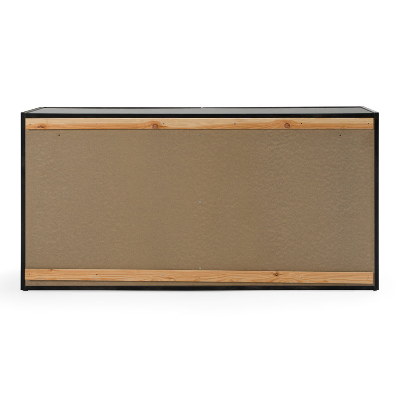 Ensemble de chambre à coucher 4 pièces Jadaliz - Modern Volcano Oxide Grey, Grand