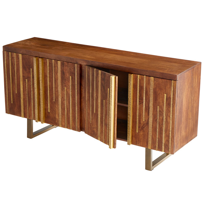 Oxford 63.25'' W Solid Wood Sideboard