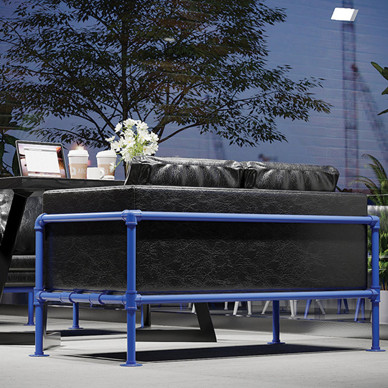 Banc de bar moderne de style industriel pour deux