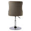 Thane Swivel Upholstered and Velvet Adjustable Height Bar Stool with Iron Frame-1668211276