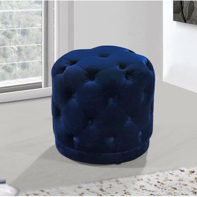 Olivios Velvet Ottoman
