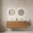 Elio 60" Striped Solid Wood Bathroom Vanity