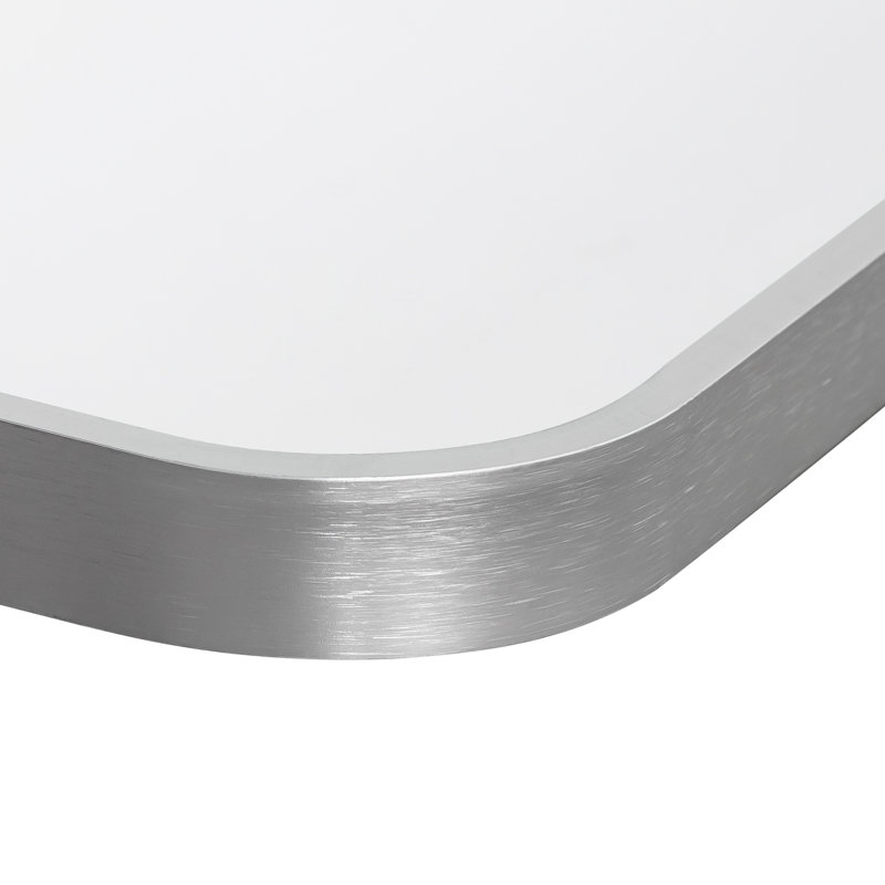 Metal Arch Wall Mirror, Silver