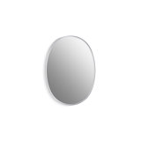 Verdera 24 in x 34 in Oval Framed Medicine Cabinet, Surface Mount or Recessed