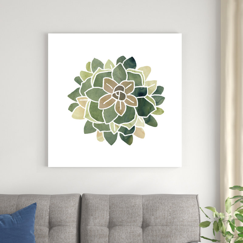 Camée succulente VI, H 36 po x l 36 po x P 1,25 po